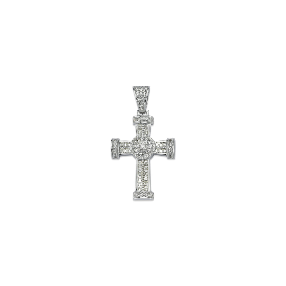 925 Silver Cubic Zirconia Set Cross – Imperial Time