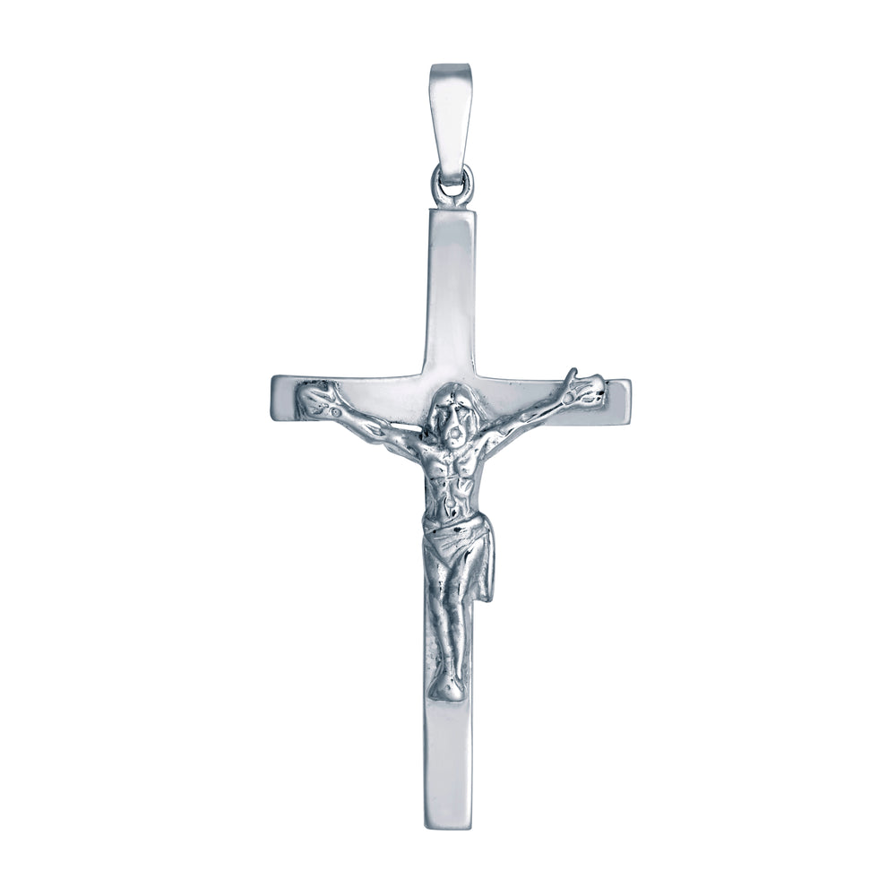925 Silver Stamped Crucifix – Imperial Time