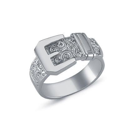 925 Silver Buckle Ring – Imperial Time