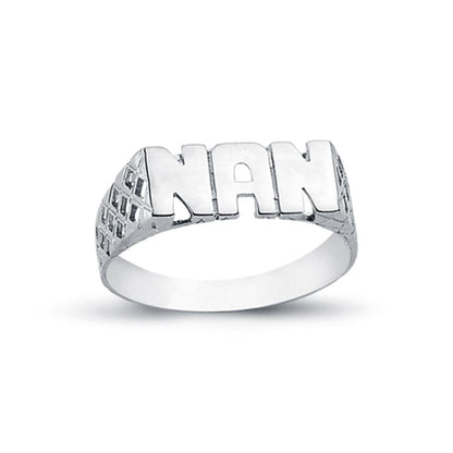 925 Silver Nan Ring Filligree Shoulders – Imperial Time