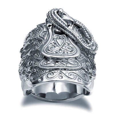 925 Sterling Silver hand finished heavy weight saddle ring – Imperial Time
