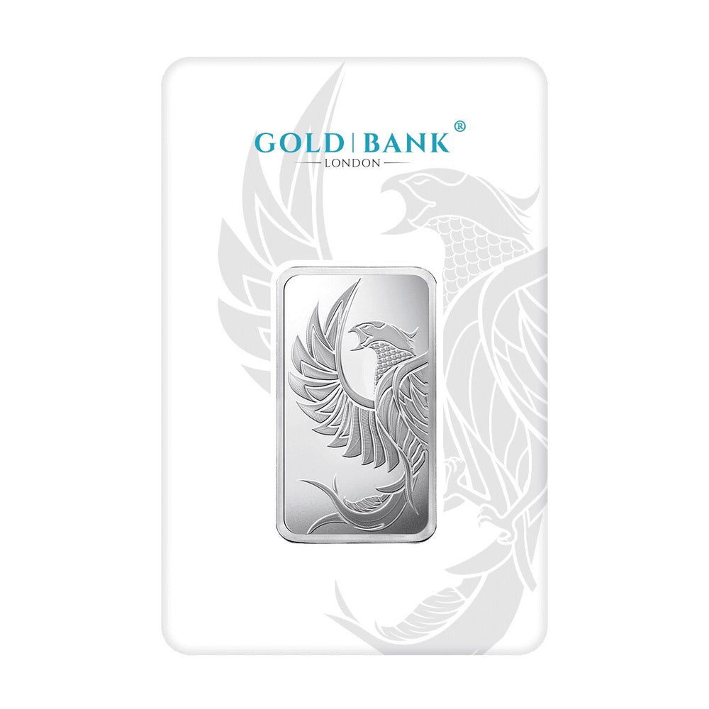 999 Fine Silver 31.1g Stamped and Sealed Bar – product view