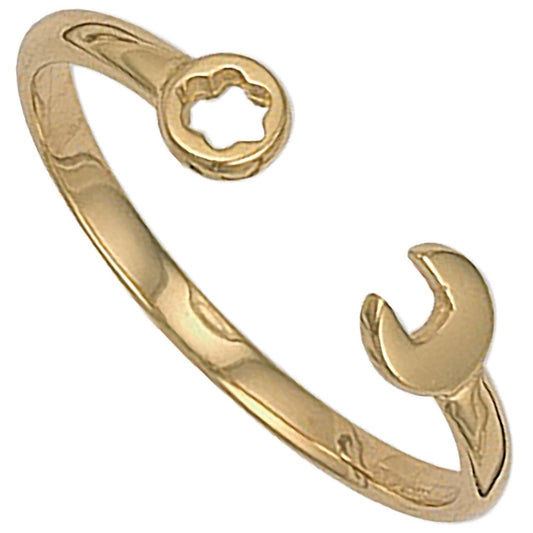 Yellow Gold Baby Spanner Bangle