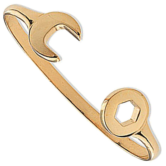 Yellow Gold Baby Spanner Bangle