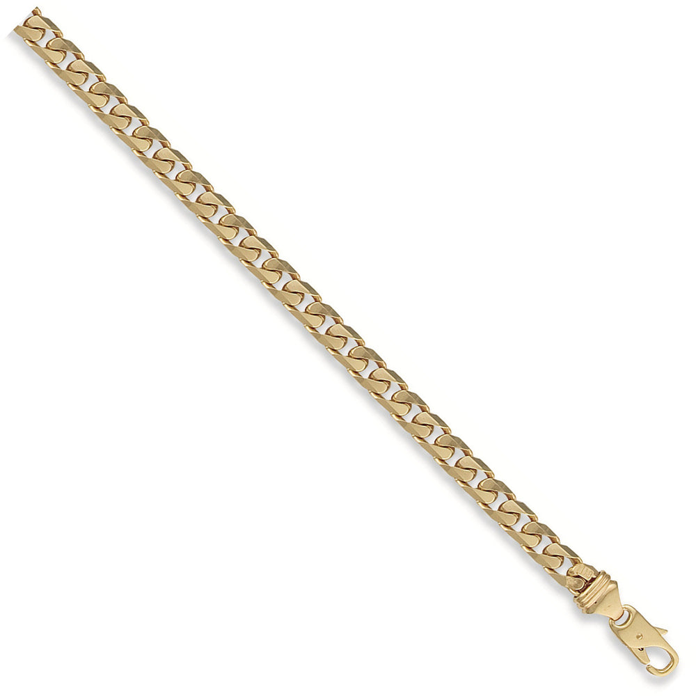 Yellow Gold 7mm Tight Link Curb Bracelets