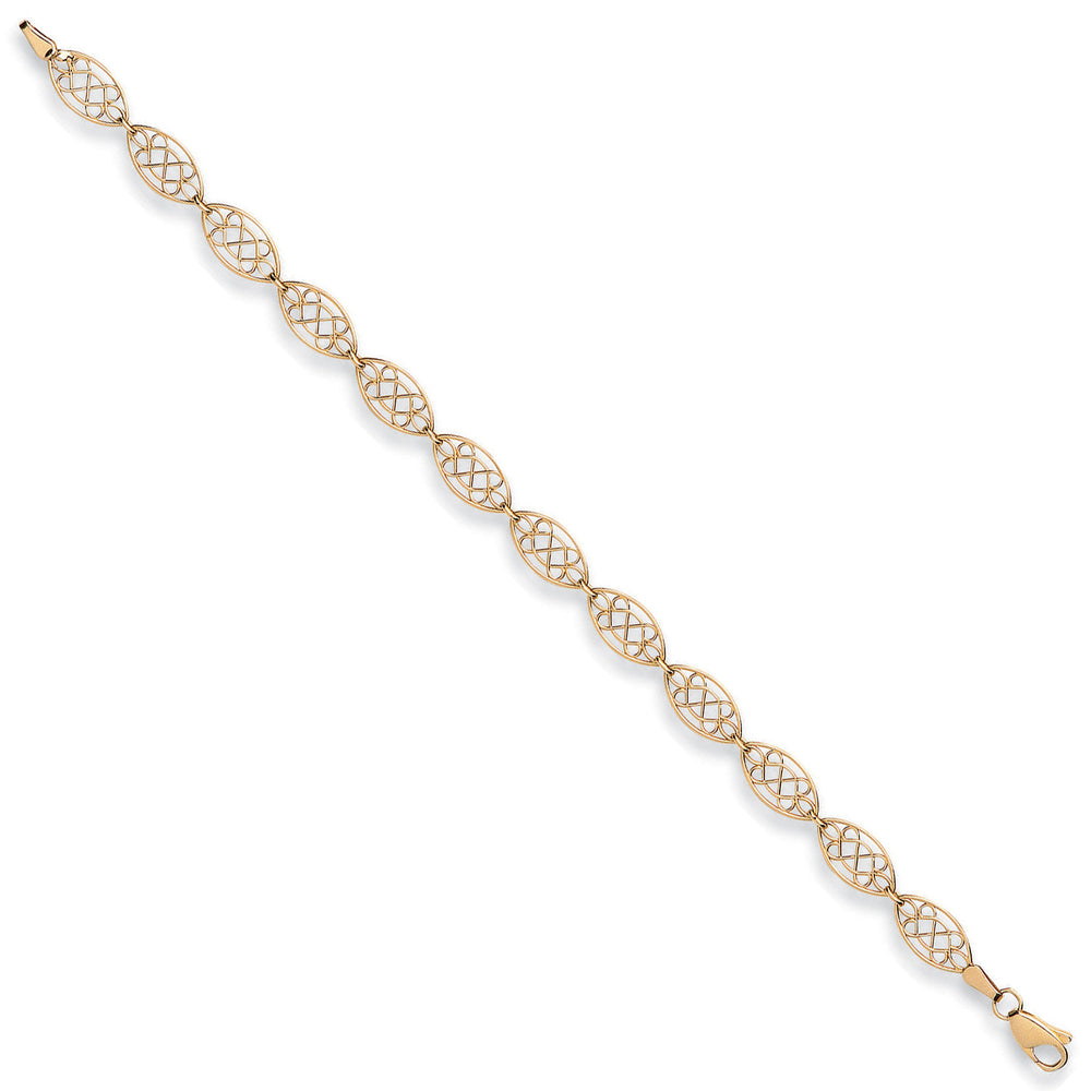 Yellow Gold Celtic Style Bracelet