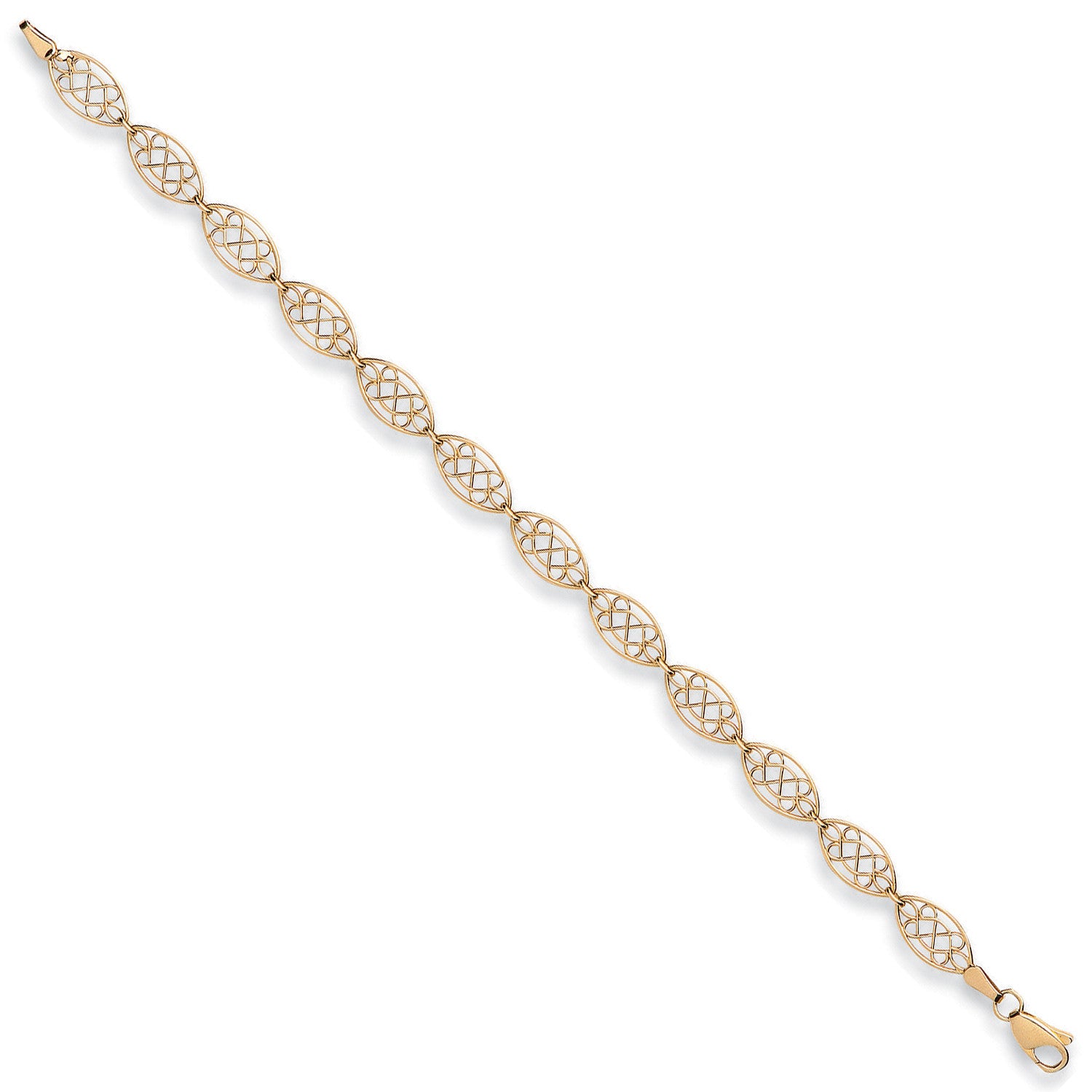 Yellow Gold Celtic Style Bracelet