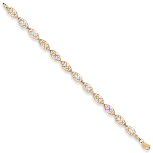 Yellow Gold Celtic Style Bracelet