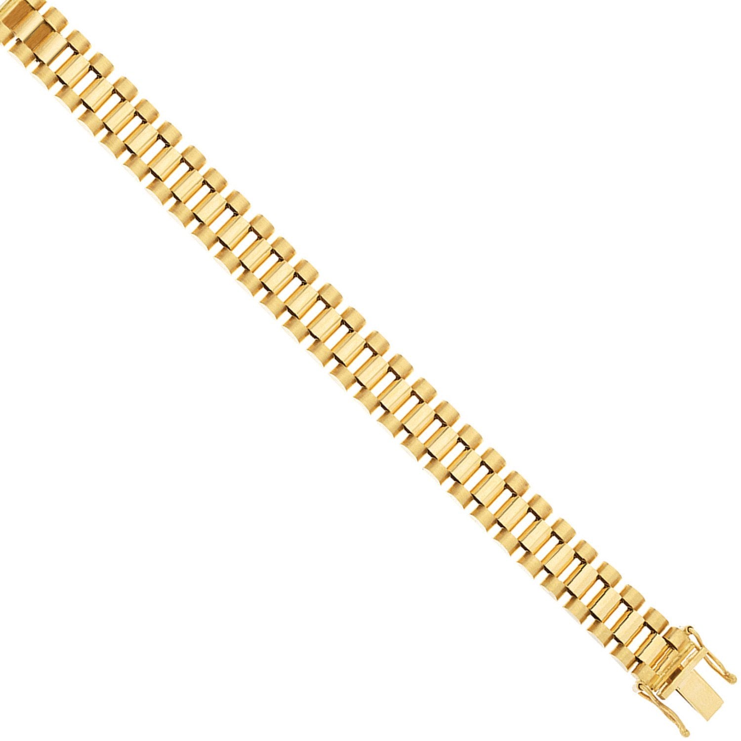 Yellow Gold 10mm Fancy Link Baby Bracelet - Fine Bracelet - Certified Authentic - Swiss Made – Luxury Jewellery by Imp