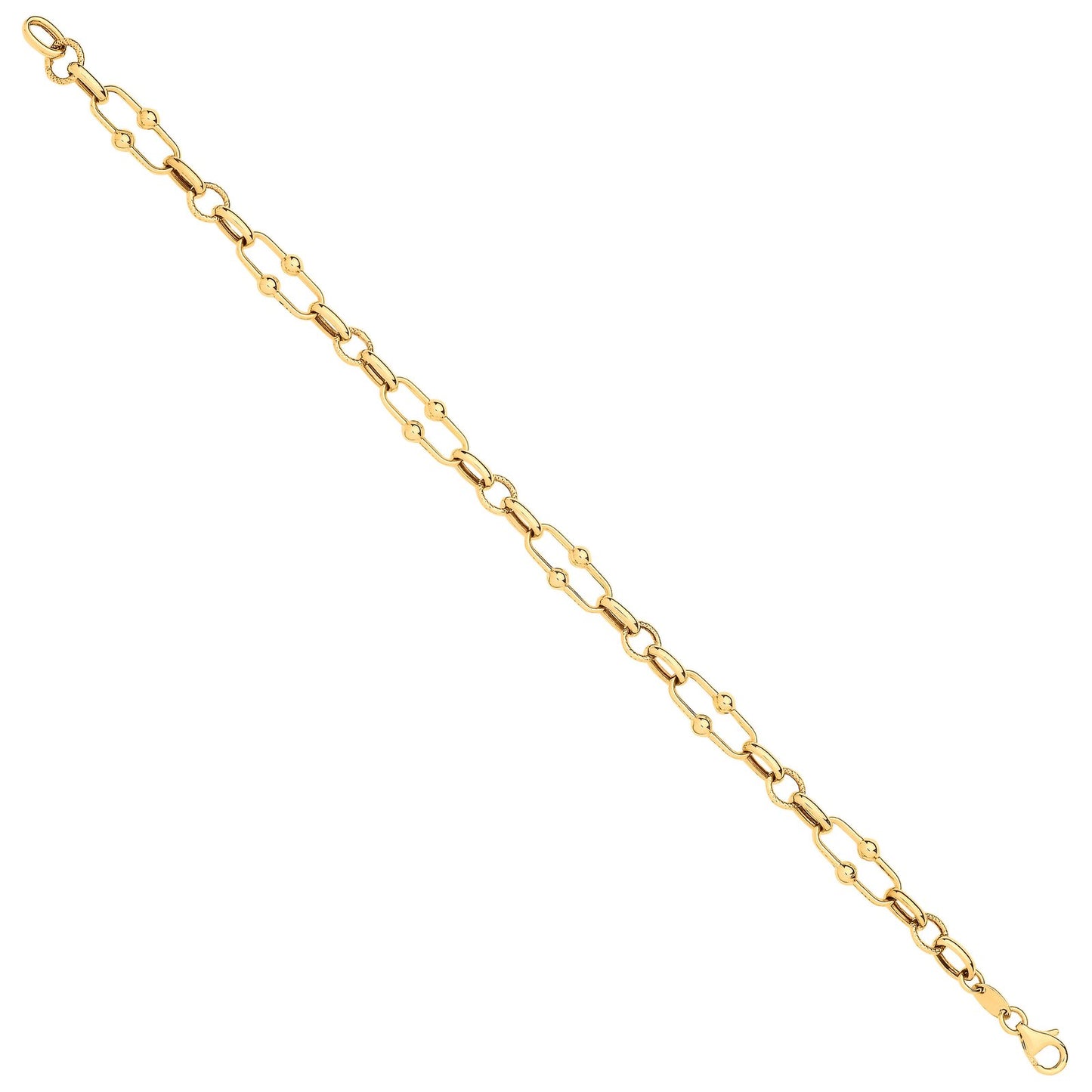 Yellow Gold Pivot Link Ladies Bracelet