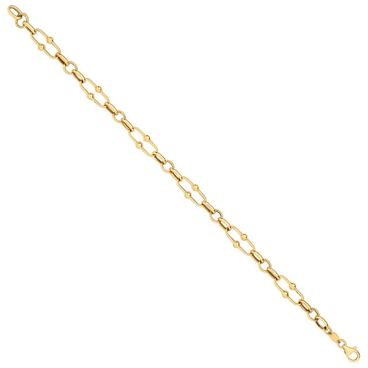 Yellow Gold Pivot Link Ladies Bracelet