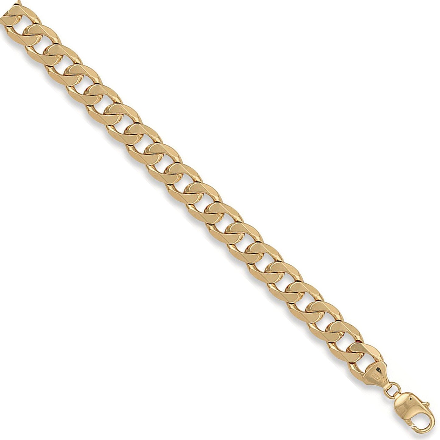 Yellow Gold 12mm Curb Chain