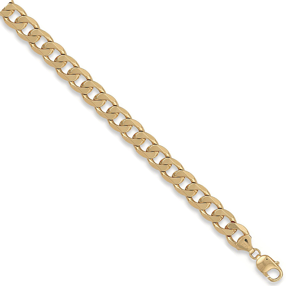 Yellow Gold 12mm Curb Chain