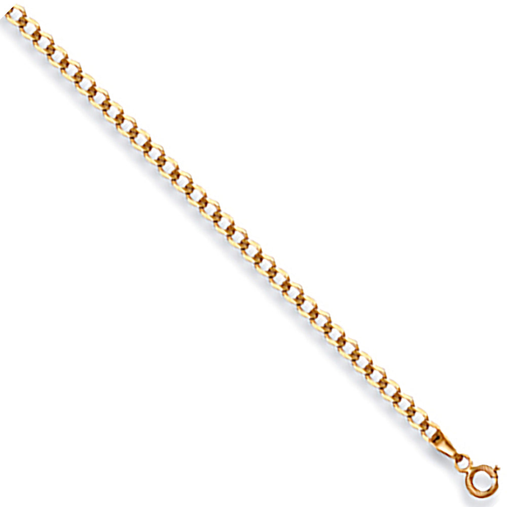Yellow Gold 2.7mm Economy Curb Chain
