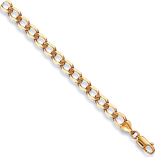 Yellow Gold 5mm Economy Curb Chain