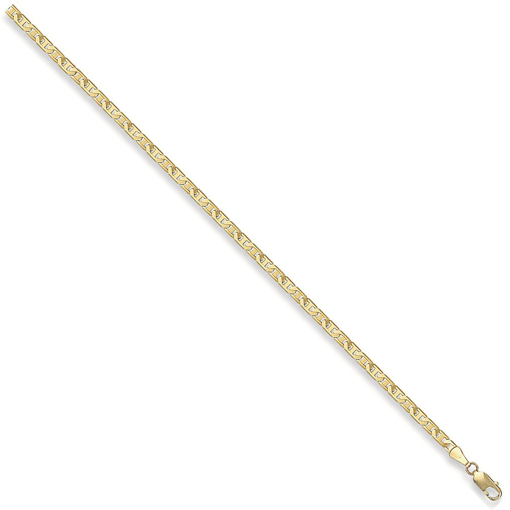 Yellow Gold 3.0mm Flat Anchor Chain