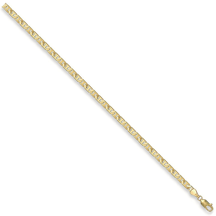 Yellow Gold 3.7mm Flat Anchor Chain