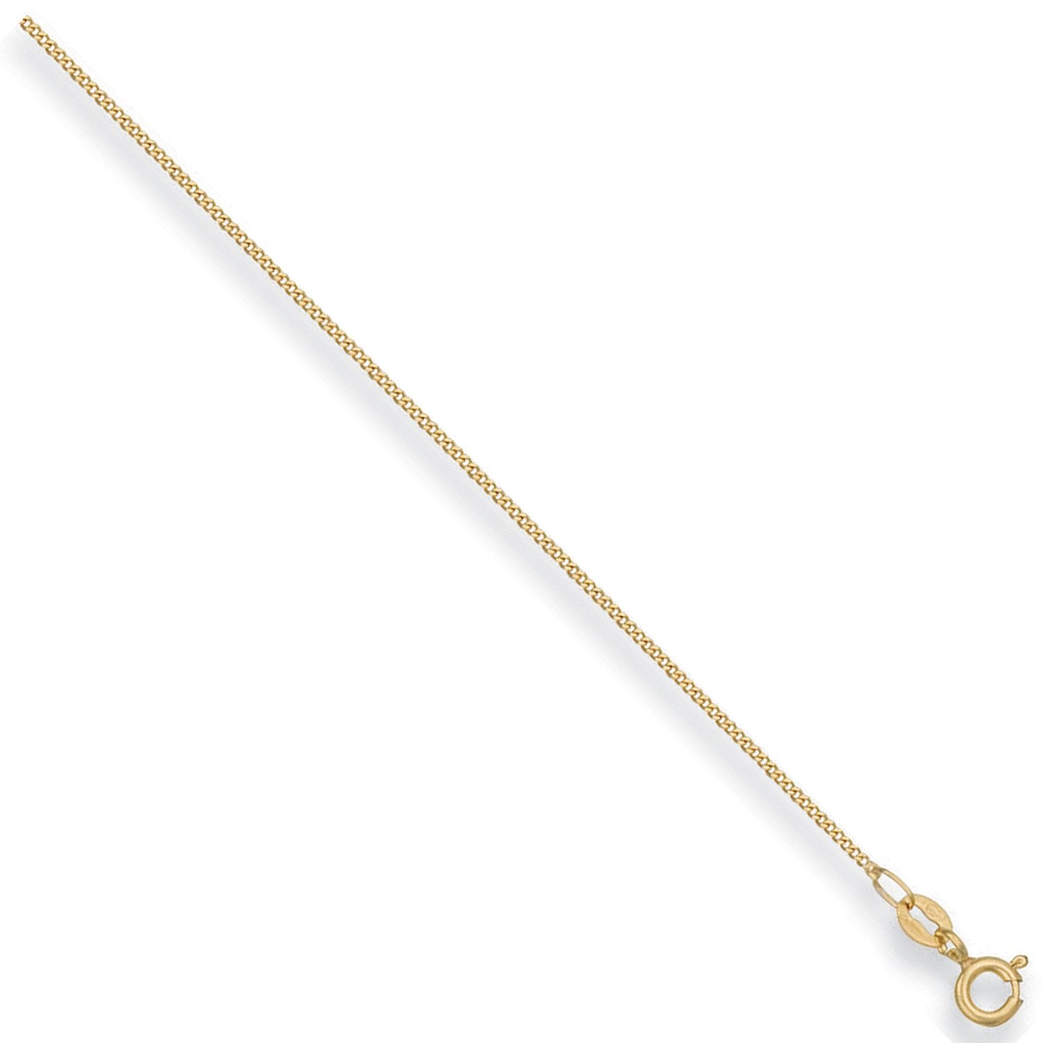 Yellow Gold 1.1mm Traditional Classic Curb Chain - Fine Necklace - Certified Authentic – Luxury Jewellery by Imperial