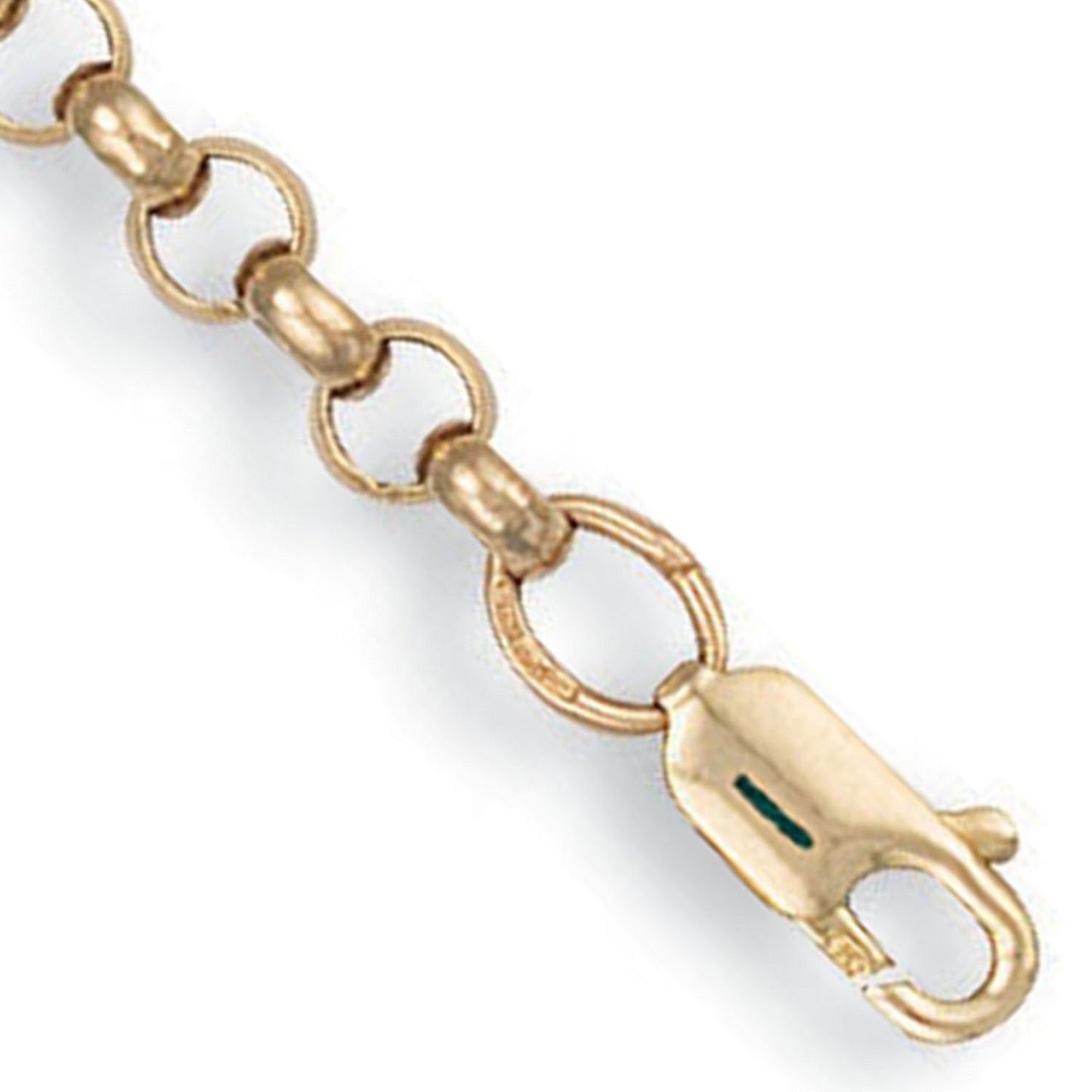 Yellow Gold 4.7mm Round Belcher Chain