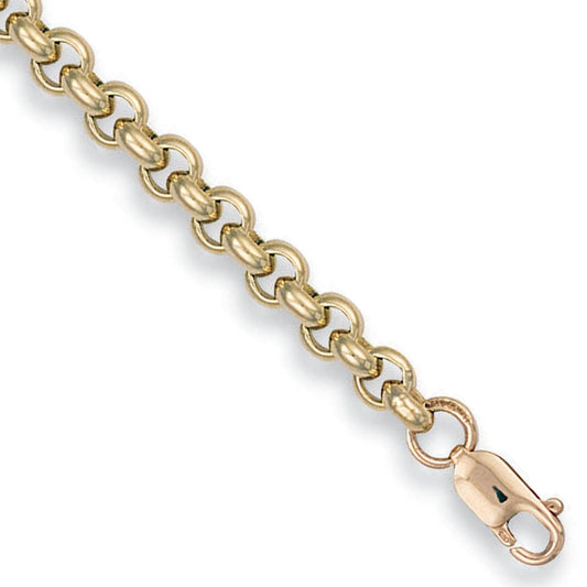 Yellow Gold 6.2mm Round Belcher Chain