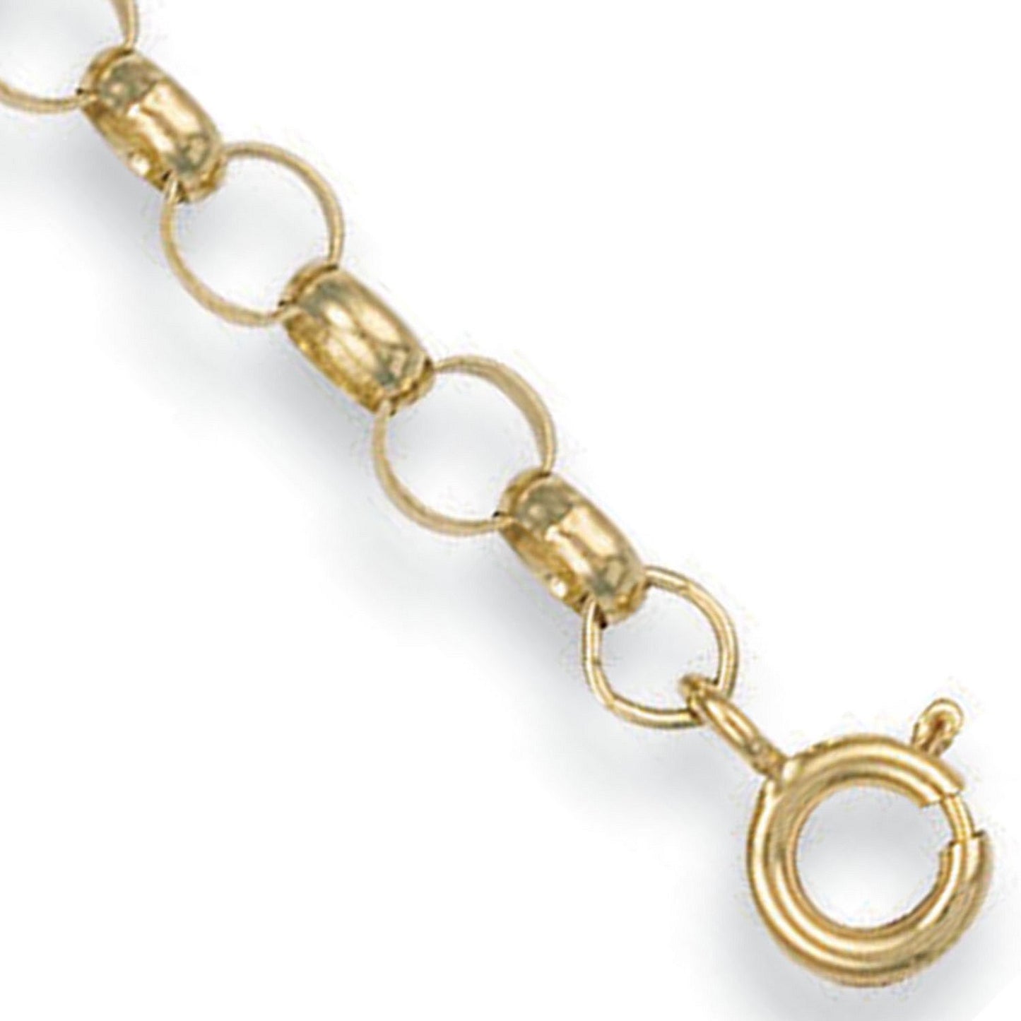 Yellow Gold 5mm Round Belcher Chain