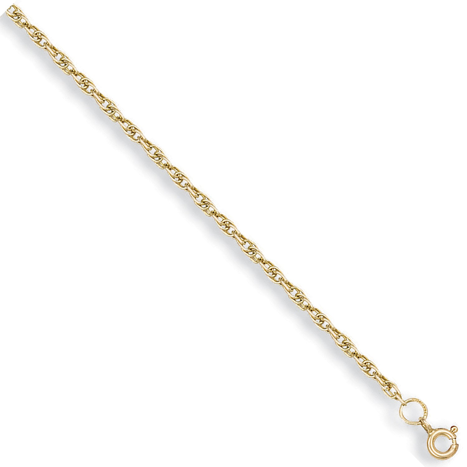 Yellow Gold 2.4mm Prince of Wales Chain