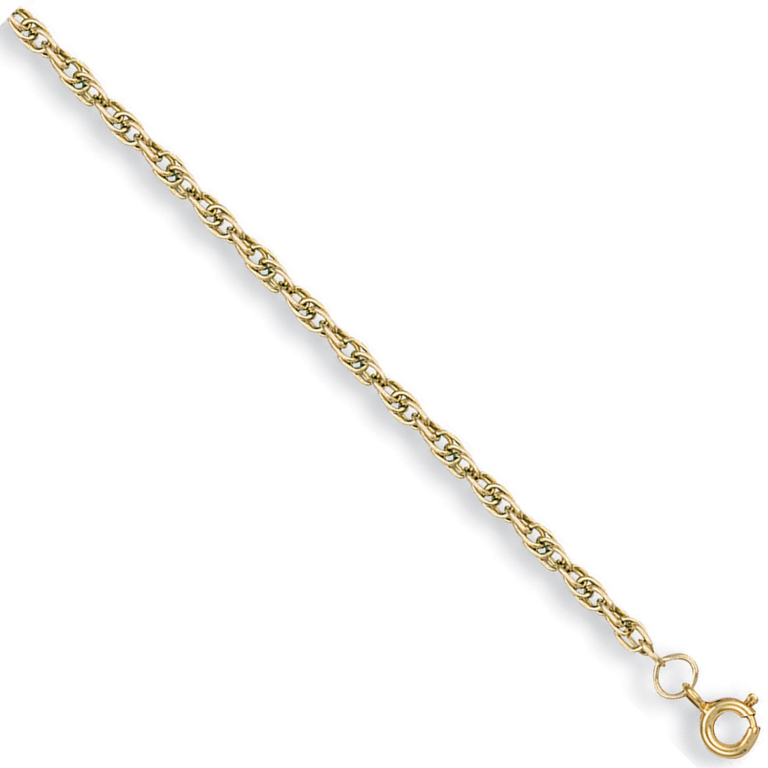 Yellow Gold 3.3mm Prince of Wales Chain