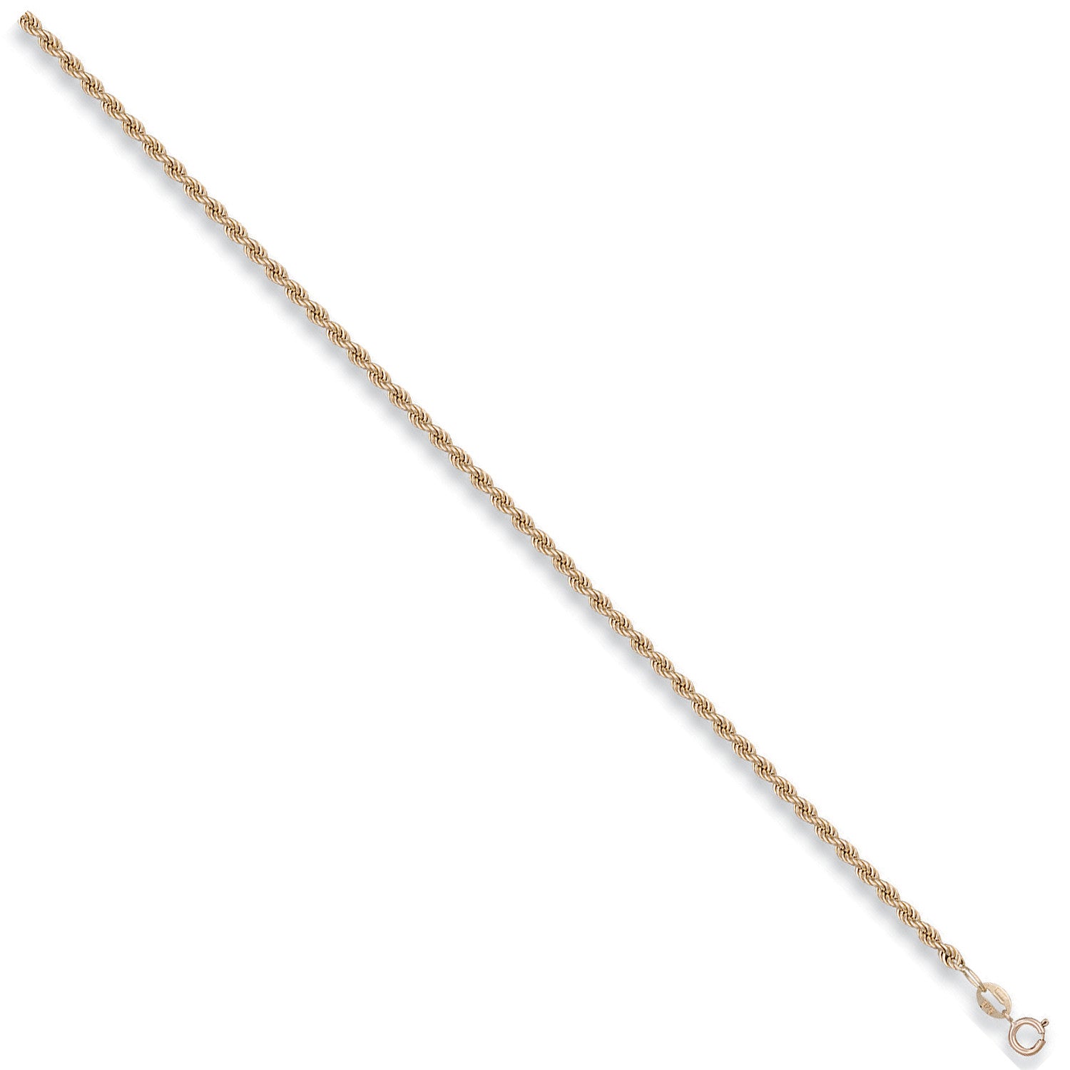 Yellow Gold 2.7mm Hollow Rope Chain