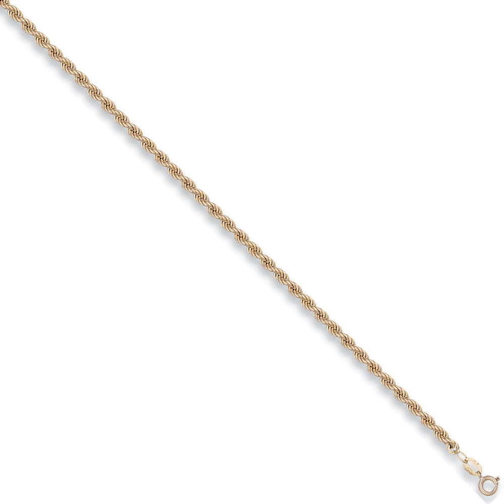 Yellow Gold 3.2mm Hollow Rope Chain – product view