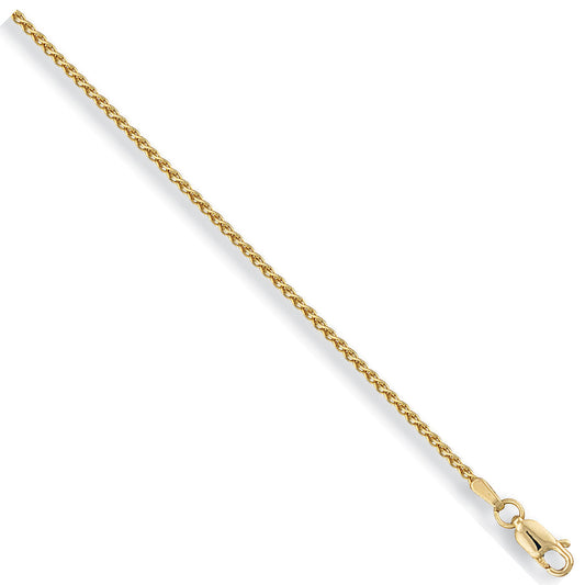 Yellow Gold 1.7mm Spiga Chain