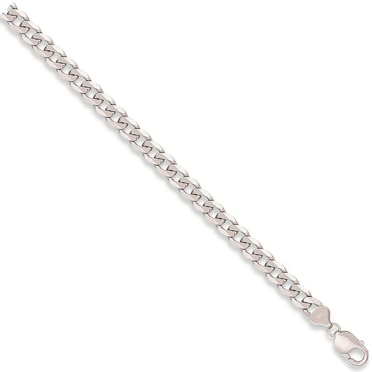 White Gold 5.5mm Curb Chain
