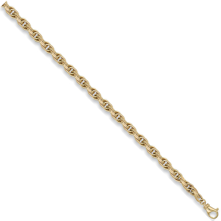 Yellow Gold 5.7mm Hollow Prince of Wales Chain