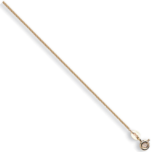 Yellow Gold 1.0mm Spiga Chain - Fine Necklace - Certified Authentic - Swiss Made - UK Stock – Luxury Jewellery by Impe