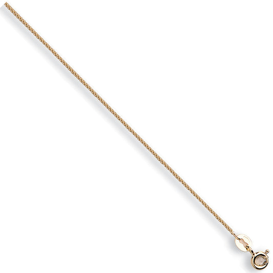 Yellow Gold 1.0mm Spiga Chain