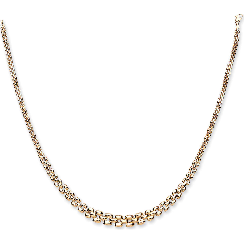 Yellow Gold Graduated Panther Collerette – product view