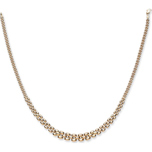 Yellow Gold Graduated Panther Collerette