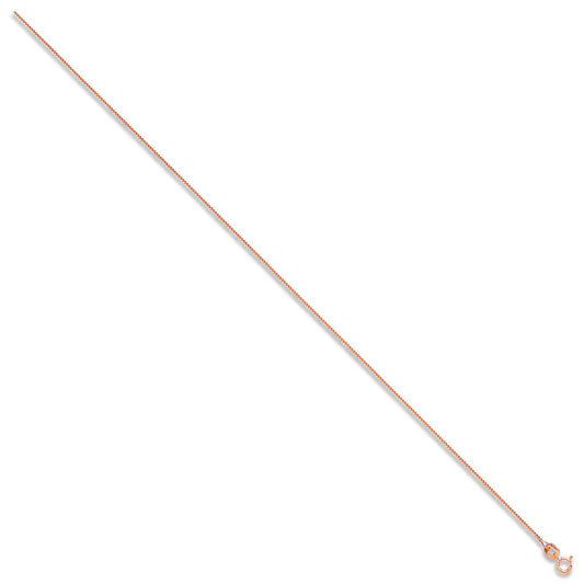 Rose Gold 1.0mm Classic Curb Chain - Fine Necklace - Certified Authentic - Swiss Made – Luxury Jewellery by Imperial T