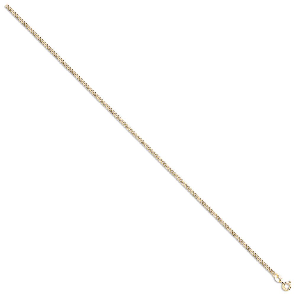 Yellow Gold 2.2mm Classic Hollow Curb Chain