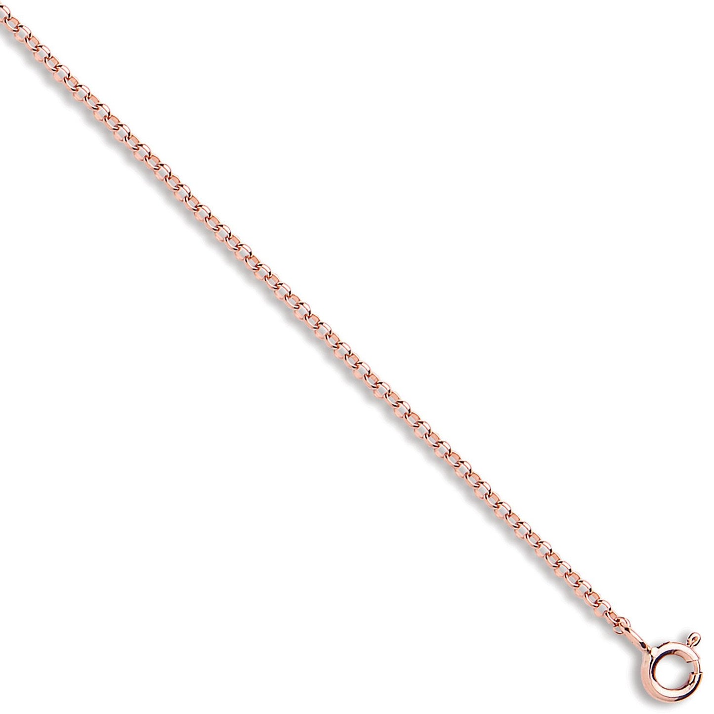 Rose Gold 1.6mm Round Belcher Chain - Fine Necklace - Certified Authentic - Swiss Made – Luxury Jewellery by Imperial