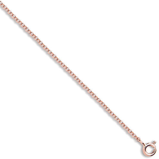 Rose Gold 1.6mm Round Belcher Chain - Fine Necklace - Certified Authentic - Swiss Made – Luxury Jewellery by Imperial