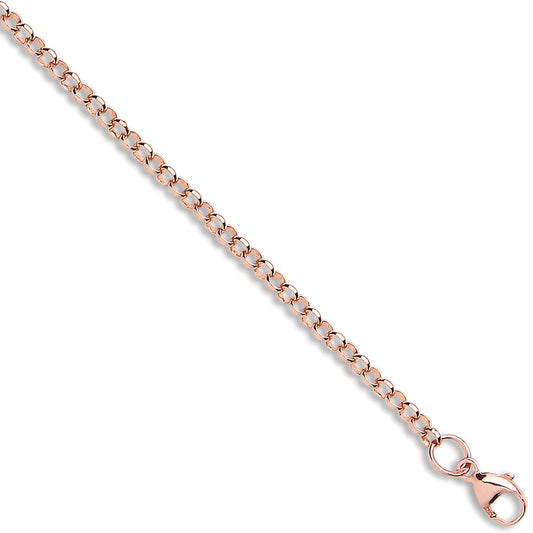 Rose Gold 2.7mm Round Belcher Chain - Fine Necklace - Certified Authentic - Swiss Made – Luxury Jewellery by Imperial