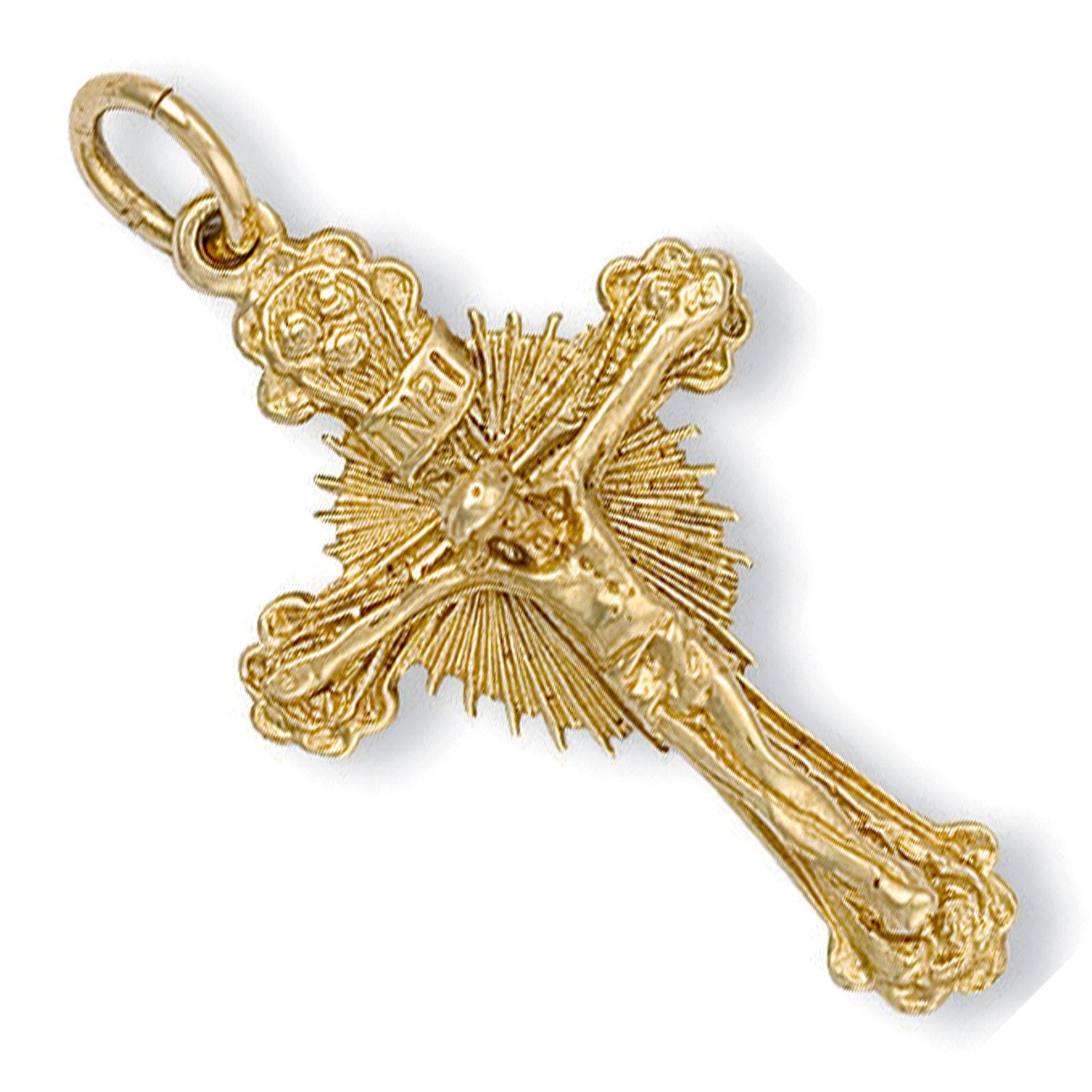 Yellow Gold Casted Crucifix - Luxury Watch - Certified Authentic - Swiss Made - UK Stock – Luxury Watch by Imperial Ti