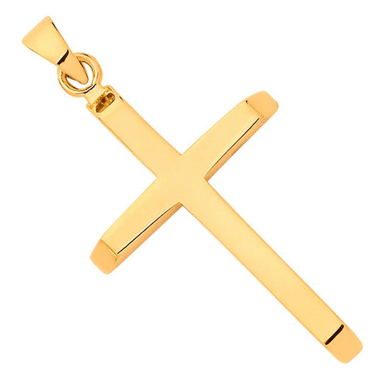 Yellow Gold Plain Small Cross