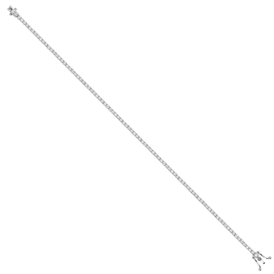 18ct White Gold 2.00ct Diamond Tennis Bracelet