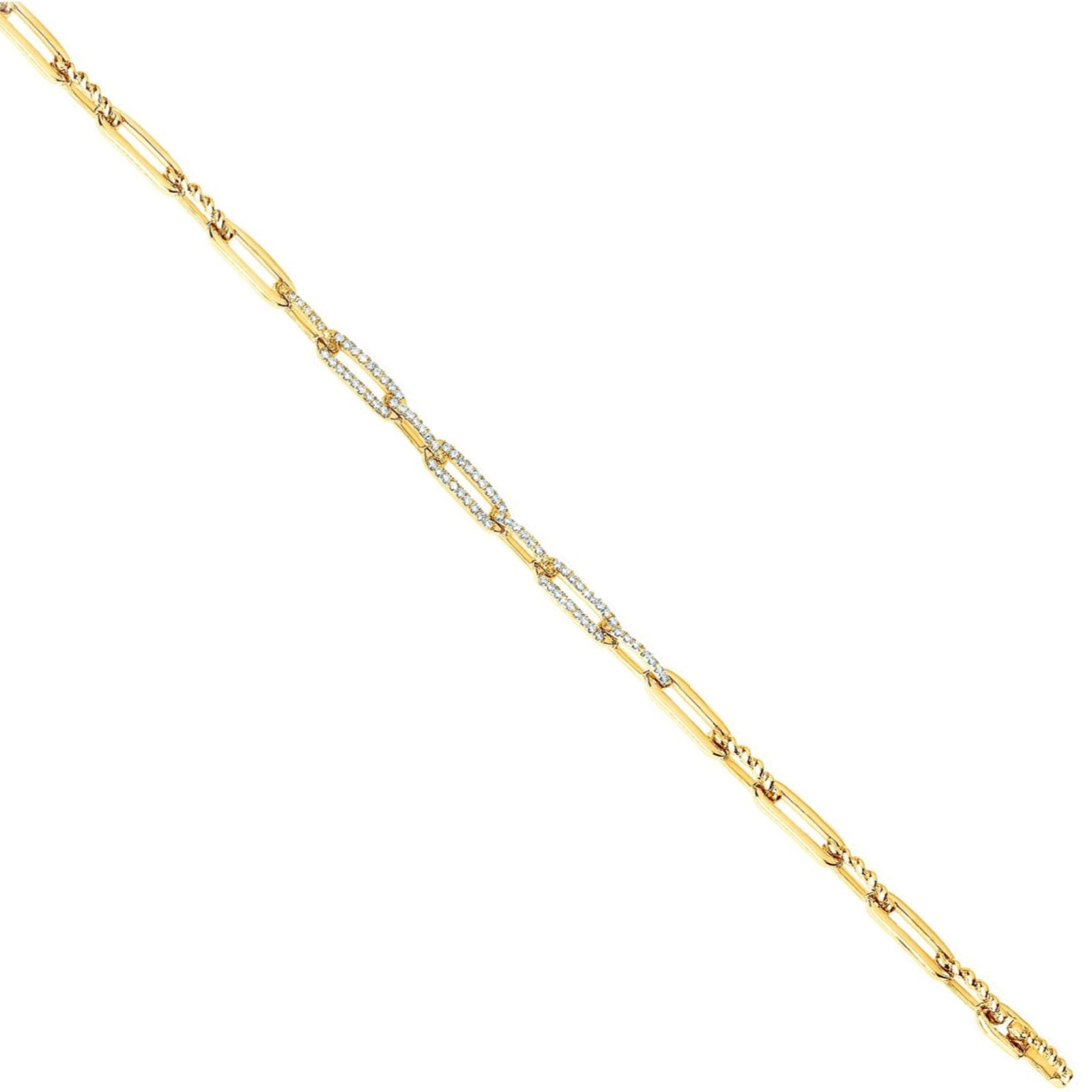 9ct Yellow Gold 0.42ct Curb Bracelet - Fine Bracelet - Certified Authentic - Swiss Made – Luxury Jewellery by Imperial
