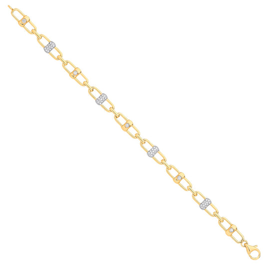 9ct Yellow Gold 0.38ctw Bracelet - Fine Bracelet - Certified Authentic - Swiss Made – Luxury Jewellery by Imperial Tim