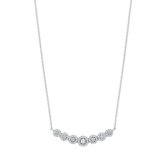 18ct White Gold Necklace 0.50ctw