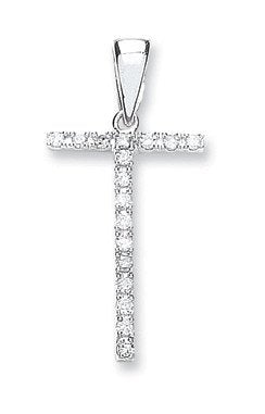 9ct White Gold 0.15ct Diamond T Initial - Luxury Watch - Certified Authentic - Swiss Made – Luxury Watch by Imperial T