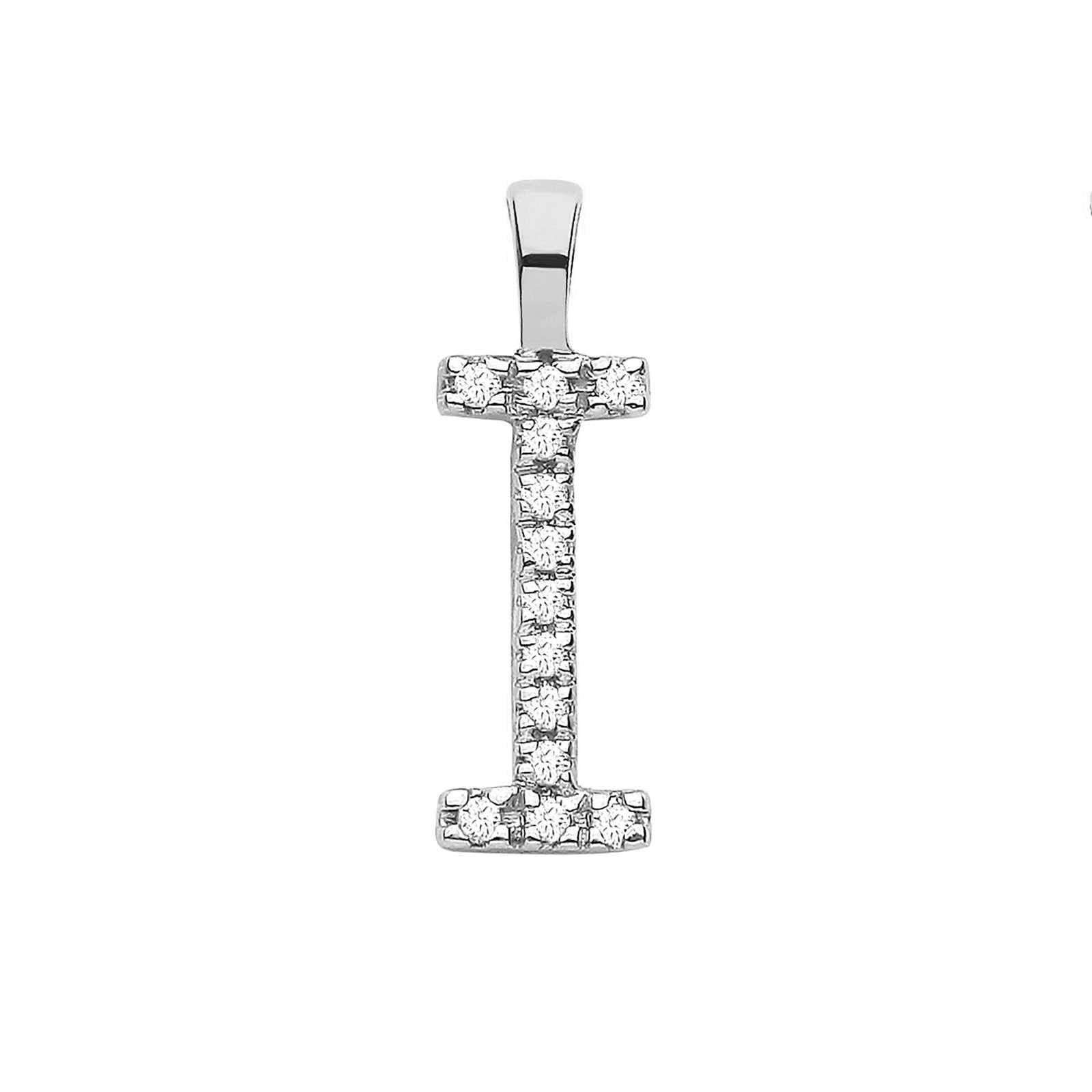 9ct White Gold 0.05ct Diamond I Initial - Luxury Watch - Certified Authentic - Swiss Made – Luxury Watch by Imperial T