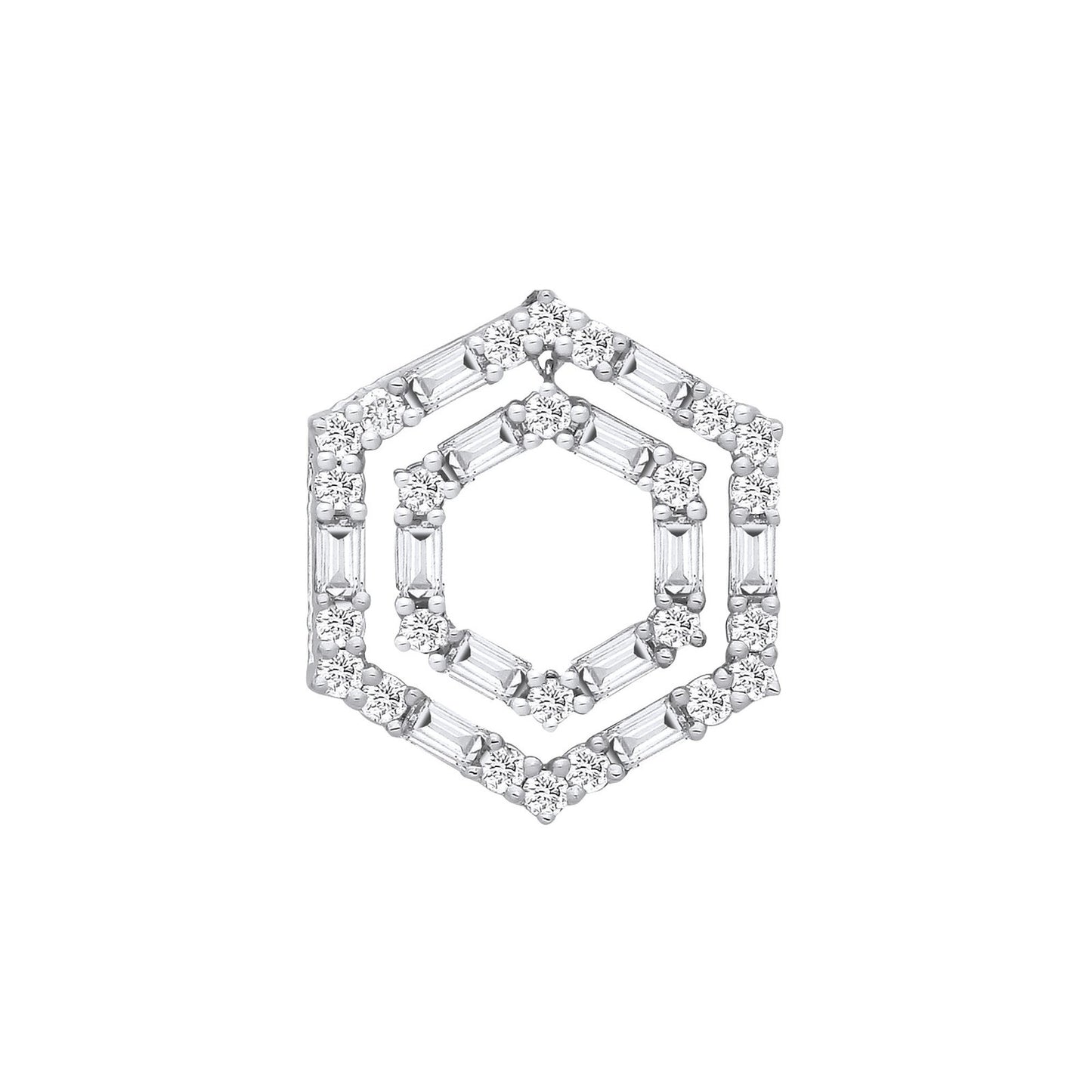 18ct White Gold 0.56ctw Pendant